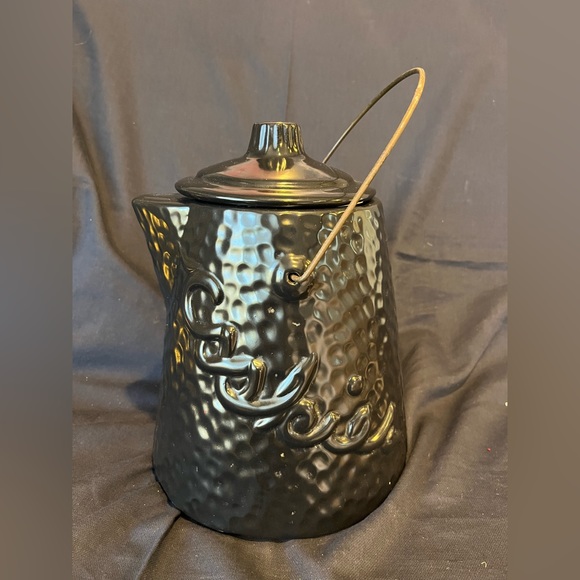 Accents Vintage American Bisque Black Coffee Pot Cookie Jar Poshmark